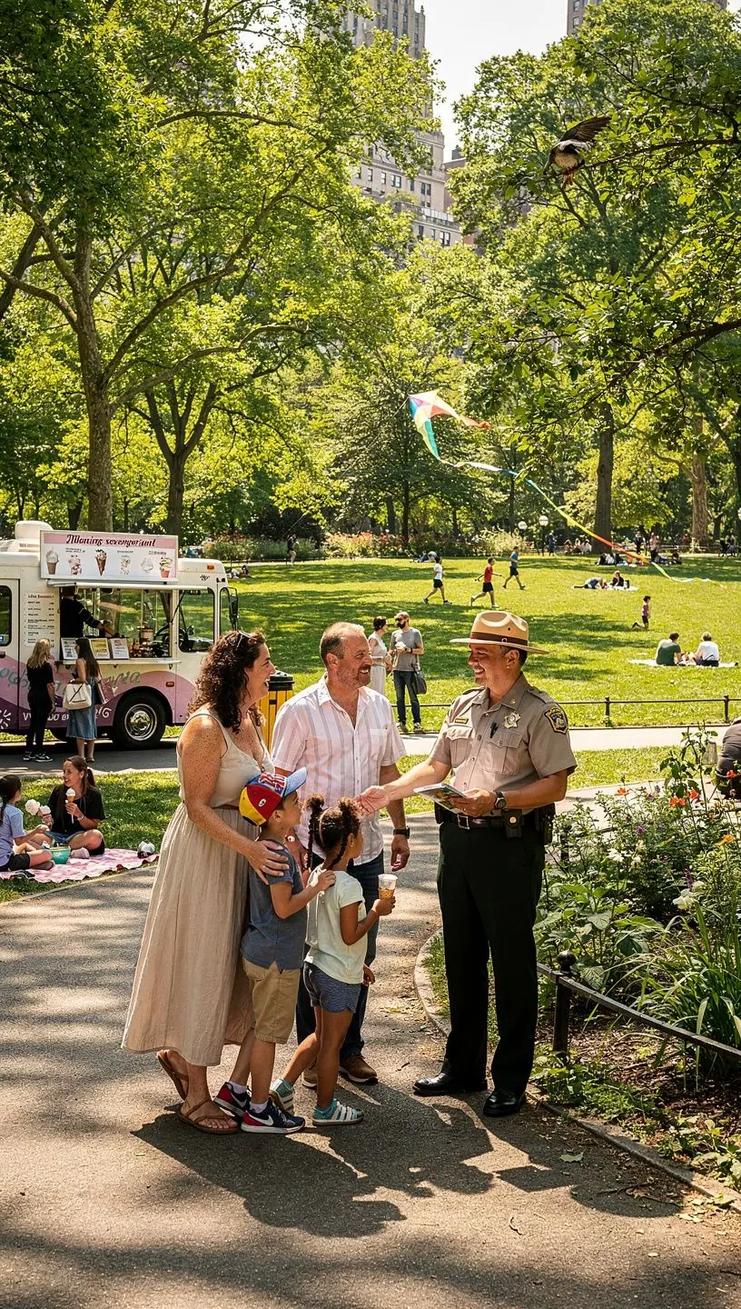 Widok na trasę rowerową przyjazną rodzinom z dziećmi.